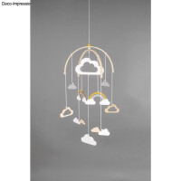 H-Anhänger f.Mobile kl. Wolke,FSCMixCred, 10-tlg. 4,5-14cm, SB-Btl 1Set, natur
