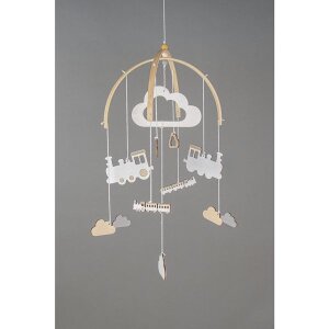Bambus Holzmobile, 2 B&ouml;gen &agrave; 25 cm, 6-teilig, , SB-Btl. 1Set
