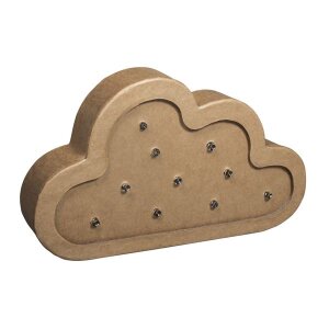 Pappmaché Licht Wolke, FSC Rec. 100%, 20x3x11,5cm,...