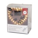 LED-Clip-Lichterkette, 390cm, 25 LEDs mit Clip, PVC-Box 1Stück, lichtgelb