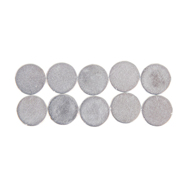 Selbstklebende Magnete, 10mm ø, SB-Btl. 10Stück