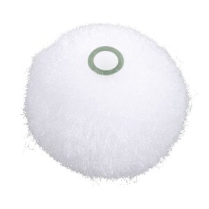 Pompons zum Auff&auml;deln, 4 Gr&ouml;&szlig;en:15+20+25+38mm, SB-Btl 100St&uuml;ck, wei&szlig;