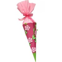 Schultüte Bastelset Zauberwald rosa-pink von Prell, inkl. Schulstarterpaket GRATIS