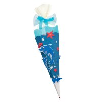 Schultüte Bastelset Delfine von Roth,  inkl. Schulstarterpaket GRATIS
