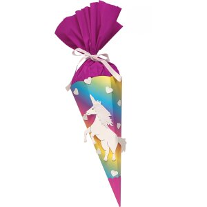 Schultüte Bastelset Einhorn von Prell, inkl....