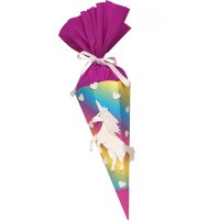 Schultüte Bastelset Einhorn von Prell, inkl. Schulstarterpaket GRATIS