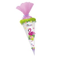 Schultüte Bastelset Easy Line Flamingo von URSUS inkl. Schulstarterpaket Gratis