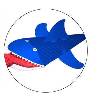 Schultüte Bastelset Haifisch von Prell, inkl....