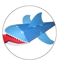 Schultüte Bastelset Haifisch von Prell, inkl. Schulstarterpaket GRATIS