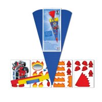 Schultüte Bastelset Easy Line Feuerwehr von URSUS inkl. Schulstarterpaket Gratis