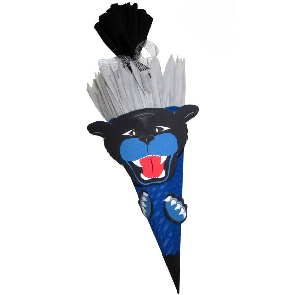 Schultüte Bastelset Panther blau von Prell, inkl....