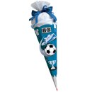 Schultüte Bastelset Soccer blau mit Sound inkl. Schulstarterpaket GRATIS