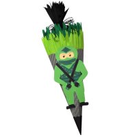Schultüte Bastelset Ninja von Prell, inkl. Schulstarterpaket GRATIS