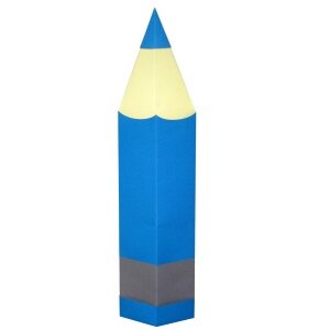 Schultüte Bastelset Stift blau vorgestanzt, inkl....