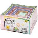 Pappmaché Boxen Pastell, 12 Stück verschieden sortiert
