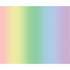Transparentpapier Regenbogen Pastell, 50 x 61 cm, 1 Rolle