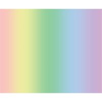 Transparentpapier Regenbogen Pastell, 50 x 61 cm, 1 Rolle
