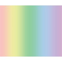 Transparentpapier Regenbogen Pastell, 50 x 61 cm, 1 Rolle