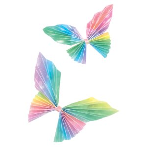 Faltbl&auml;tter Feenstaub aus Transparentpapier, 15 x 15 cm, 50 Blatt