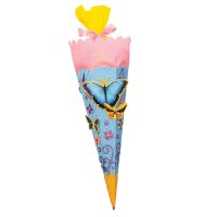 Schultüte Bastelset Butterfly von Roth, inkl. Schulstarterpaket GRATIS