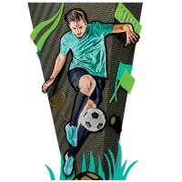 Schultüte Bastelset Fußballstar von Roth, inkl. Schulstarterpaket GRATIS