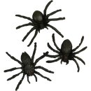 Spinnen schwarz, 10 Stück