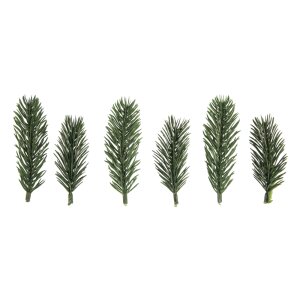 Tannenzweige, sort. 7,7cm+9,5cm, SB-Btl 6St&uuml;ck