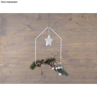 Tannenzweige, sort. 7,7cm+9,5cm, SB-Btl 6Stück
