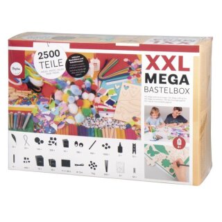 XXL-Mega-Bastelbox, 2.500 Teile, Box