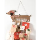 Papiert&uuml;ten Adventskalender Set Sausage Dog, 54-teilig
