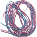 Elastikband lila-pink-blau, 6 m, &Oslash; 2 mm