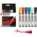 Marabu YONO Marker Set Grundfarben, 6 Stück