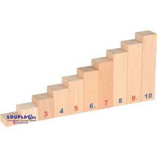 Zahlentreppe aus Holz, von Eduplay