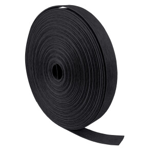 Paper Straps Kamihimo, 15 m x 15 mm Schwarz