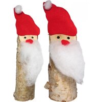 Bastelset Baumstämmchen Nikolaus von Prell, 5 Stück