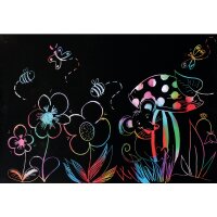 DIY Kratzposter, 75 x 52 cm, 8er Set von beleduc