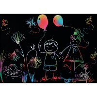 DIY Kratzposter, 75 x 52 cm, 8er Set von beleduc