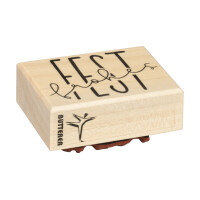 Stempel Frohes Fest, 4x6cm