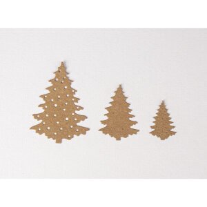 Stanzschablone Winterwald, 2,4-5,3cm x 3,5-7,2cm, SB-Btl. 3St&uuml;ck