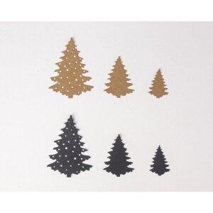 Stanzschablone Winterwald, 2,4-5,3cm x 3,5-7,2cm, SB-Btl. 3St&uuml;ck
