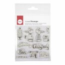 Clear Stamps - Rentierfreunde, 102,5x97mm, 12 Motive,...