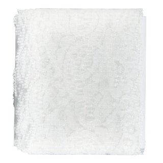 Spitzenband mit Rosen, 10cm, SB-Btl 7,5m, weiß