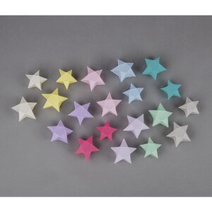 Origami-Faltbl&auml;tter, FSC Mix Credit, 15x15cm, 80g/m2, Beutel 100Blatt, pastell