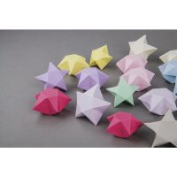 Origami-Faltblätter, FSC Mix Credit, 15x15cm, 80g/m2, Beutel 100Blatt, pastell