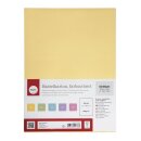 Bastelkarton, farbsortiert, FSC Mix Cred, 5 Farben, DIN A4, 180g/m2, 50Blatt, pastell