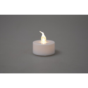 LED-Teelichte incl. Batterie, 3,8cm ø, 3,8cm, SB-Blister 4Stück, weiß