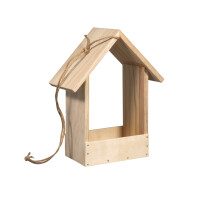 BP Vogelfutterhaus FSC Mix Credit, 19,5x9,8x25cm, Box 1Set, natur