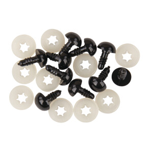 Kunststoff Sicherheitsaugen, 12mm ø