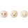Holzperlen süße Gesichter 15 Stück in 3 Motive sortiert