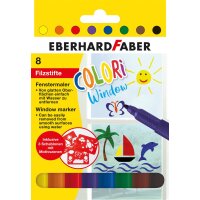 Window Marker, 8 Stück inkl. Schablonen, von Eberhard Faber